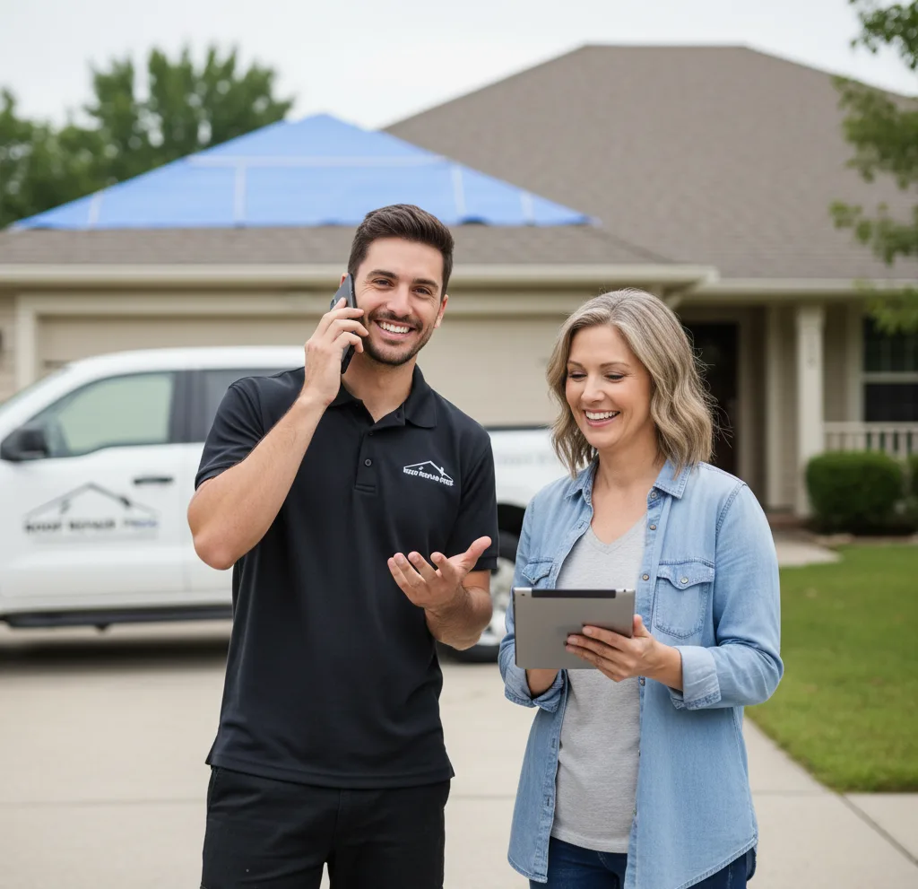 Modern Solutions Roof Repair customer support in Rice